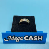 Ladies 18ct With Diamond Stone Solid Gold Ring Set Of 2 Size -6/ Size L / 12-52